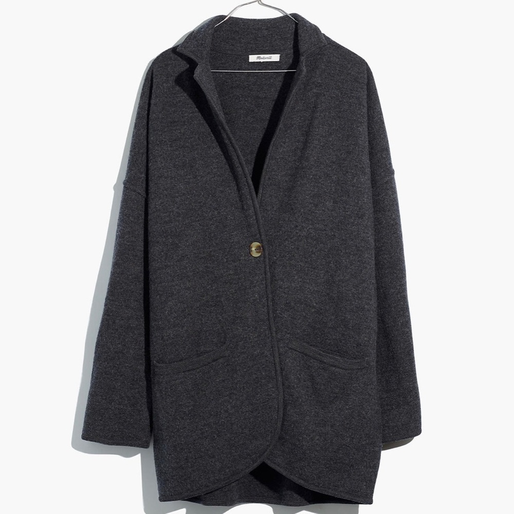 NWT Madewell Saville Wool Sweater Coat (XXS/XS/S)